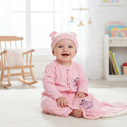 Winter Baby Suit Set – 4 Pcs Soft Fleece Outfit