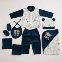 Velvet 9-Piece Baby Gift Set – Soft & Cozy Newborn Outfit Collection