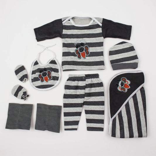 9-Piece Baby Suit Set – Cotton Fleece Lining for Cozy Comfort