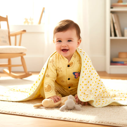 3 Pcs Fleece Baby Outfit Set – Soft, Warm & Breathable