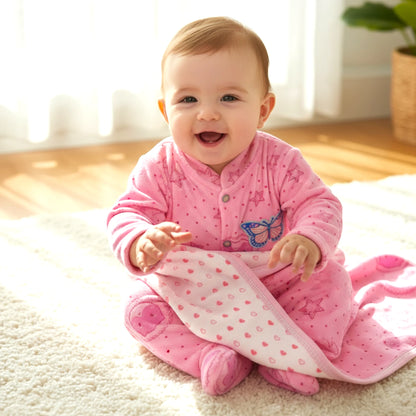 3 Pcs Fleece Baby Outfit Set – Soft, Warm & Breathable