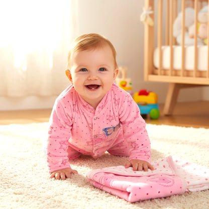 3 Pcs Fleece Baby Outfit Set – Soft, Warm & Breathable