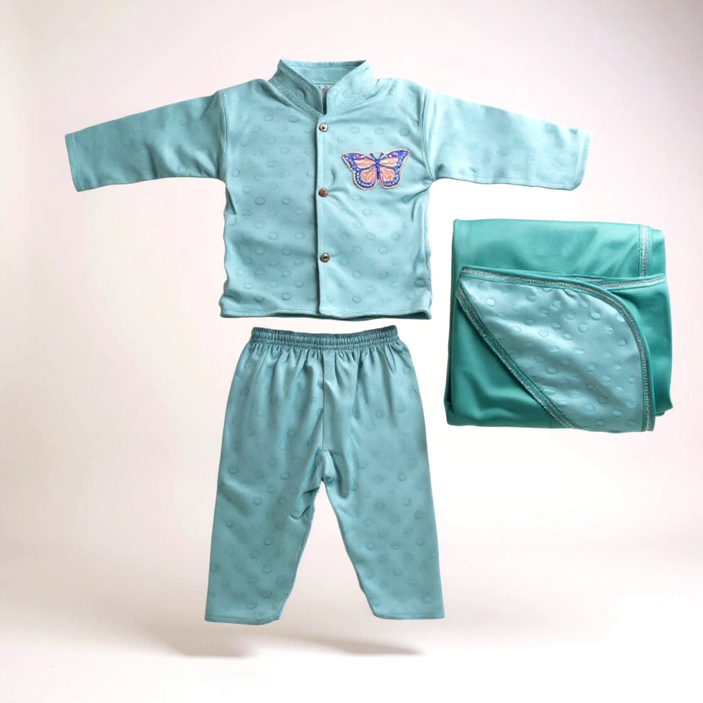 3 Pcs Fleece Baby Outfit Set – Soft, Warm & Breathable