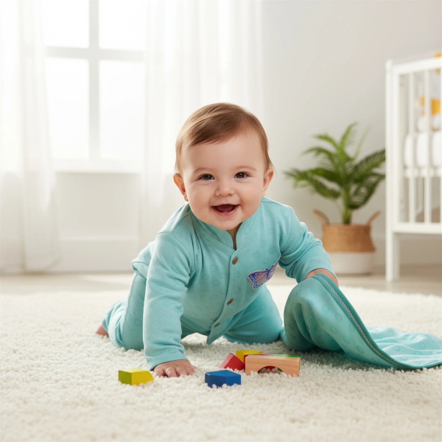 3 Pcs Fleece Baby Outfit Set – Soft, Warm & Breathable