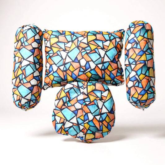 4 Pcs Baby Pillow Set – Head & Side Support for Peaceful Sleep