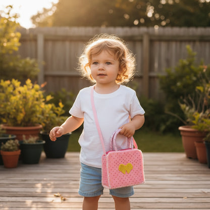 Kids Shoulder Purse – Soft Mini Bag for Girls | Stylish & Lightweight