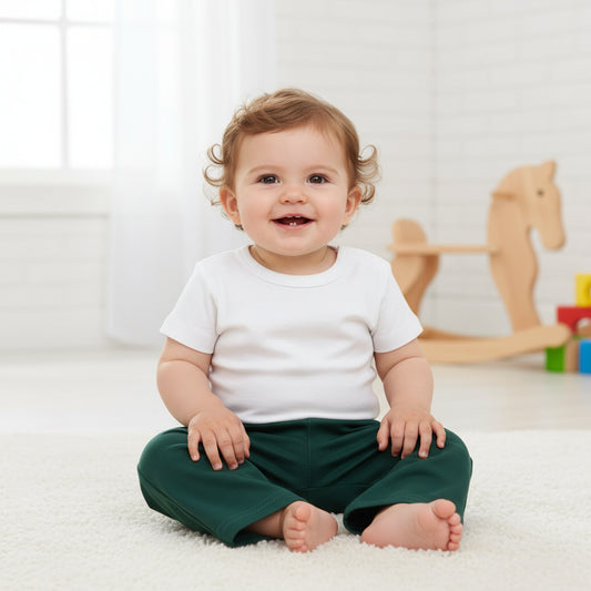 Newborn 4-Piece Trouser Set – Soft Cotton Everyday Essentials