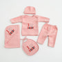 5-Piece Baby Suit Gift Set – Soft Cotton/Fleece Essentials for Newborns