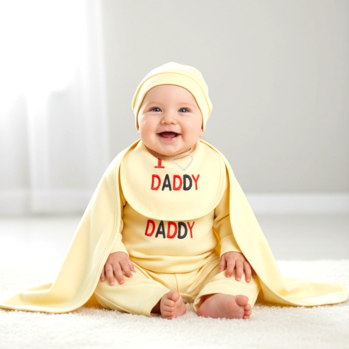 5-Piece Baby Suit Gift Set – Soft Cotton/Fleece Essentials for Newborns