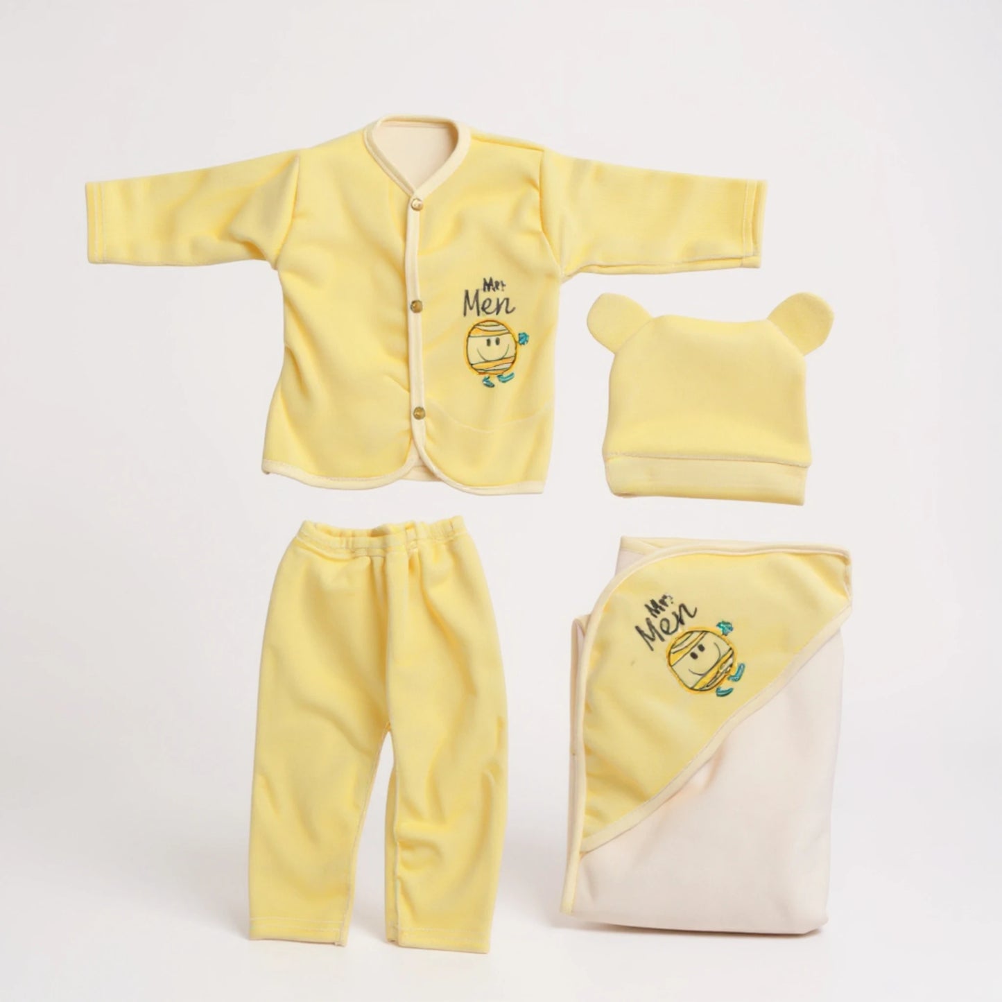Winter Baby Suit Set – 4 Pcs Soft Fleece Outfit